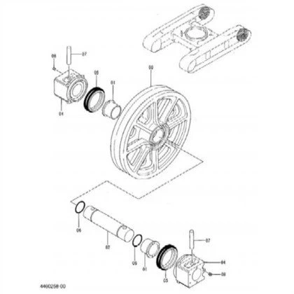 هيتاشي سوميتومو كرين SCX550 العاطل